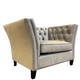 Sebastion Silver Grey 1 Seat Sofa