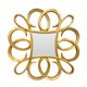 Gold Swirl Framed Mirror