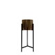 53Cmh Black Stand With Brass Pot