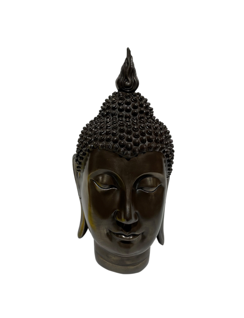 COPPER BUDDHA HEAD