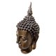 XL BRONZE BUDDHA HEAD