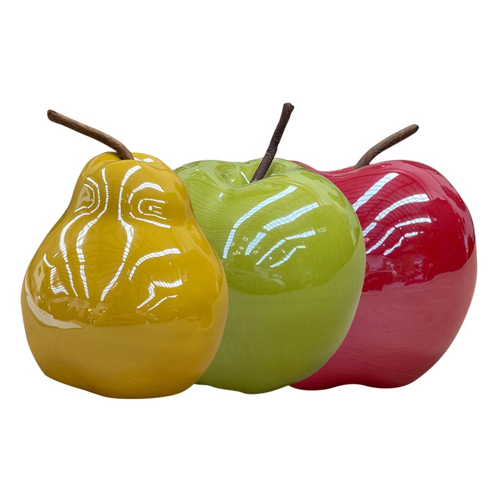 GLOSS CERAMIC RED APPLE DecorHome Decor Affordable Luxury