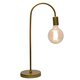 Gold Industrial Curve Table Lamp