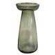 LARGE NOUVEL GOLD TOP GLASS VASE