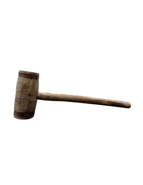 ANTIQUE WOODEN HAMMER