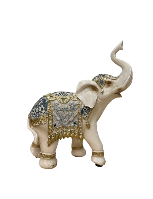 MEDIUM BLUE ELEPHANT Home DecorHome Decor Accents
