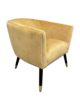 Elise Chair In Gold Velvet