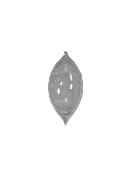 Clear Glass Hanging Vase W. 3 Holes