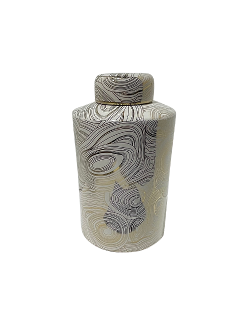 30CMH SWIRL GINGER JAR