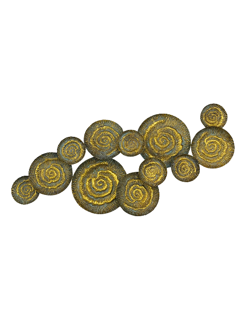 119Cml Aged Gold Wall Art