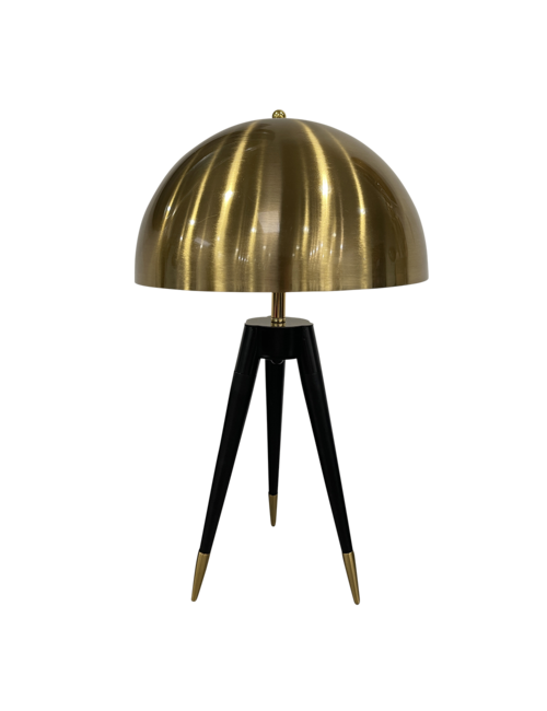 Gold Dome Tri-Leg Table Lamp