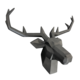 Cubic Black Deer Wall Decoration