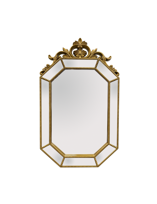 105CMH GOLD FRENCH STYLE MIRROR