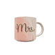 PINK MARBLE EFFECT 'MRS' CUP