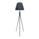 BLACK TRIPOD FLOOR LAMP W/ BLACK SHADE