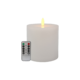 LED Battery Pillar Candle - White
