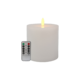 Led Battery Pillar Candle - White