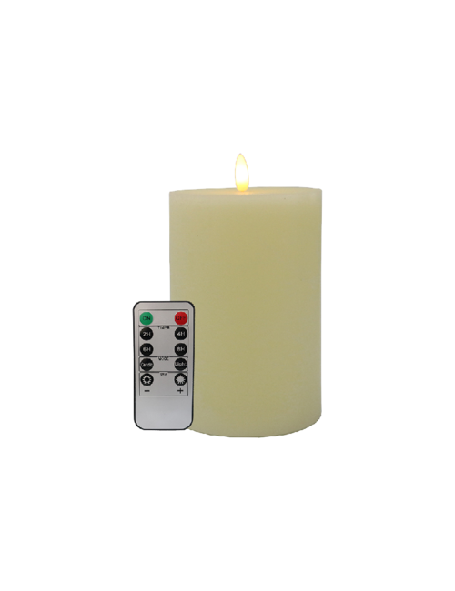 LED Battery Pillar Candle - Ivory