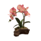 Small Single Stem Pink Orchid On Rock Base