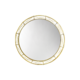 SMALL ROUND GOLD CAGED DISPLAY MIRROR BASE