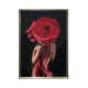 Acrylic - Lady With Red Rose Hair