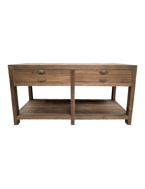 RECLAIMED PINE CONSOLE TABLE