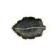 Large Black/Gold Veined Leaf Tray