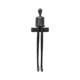 Sitting Long Legged  Man On Platform