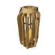 44Cmh Wood Lantern With Rope Handle