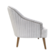 Silver Grey Occasional Chair