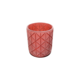 RED FROSTED DIAMOND SMALL VOTIVE HOLDER