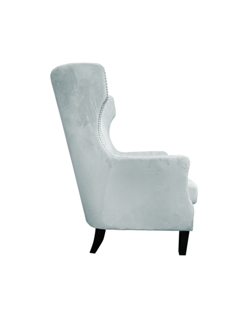 ASHTON ARMCHAIR IN BLUE HAZE VELVET FurnitureSofas & Armchairs