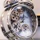 SILVER COG OLD FASHIONED ALARM CLOCK