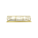 Large Square Gold Caged Display Mirror Base