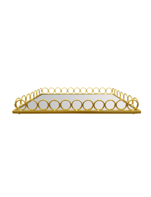  Gold Circle Display Tray - Large