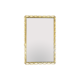Small Rectangle Gold Circle Display Mirror Base