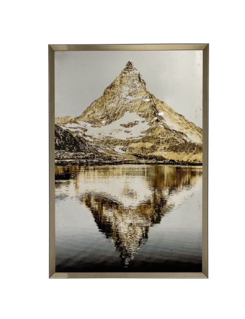 ACRYLIC - MOUNTAIN REFLECTION