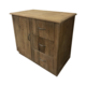 Natural Wood Cabinet