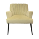 Lilly Chair In Champagne Velvet
