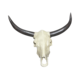 LARGE NATURAL RESIN BULL SKULL