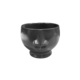 BLACK HALF FACE PLANTER