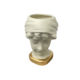 BEIGE LADY HEAD PLANTER