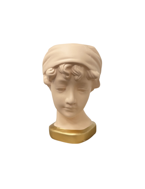 PEACH LADY HEAD PLANTER