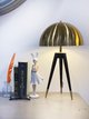 Gold Dome Tri-Leg Table Lamp