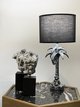 GRAPHITE/BLACK MONKEY TABLE LAMP