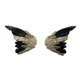 63Cmh Black/Gold Butterfly Wings