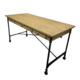 Oak And Metal Desk