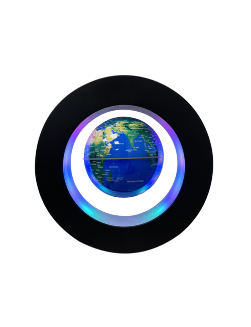 3 INCH FLOATING EARTH IN HALF RING