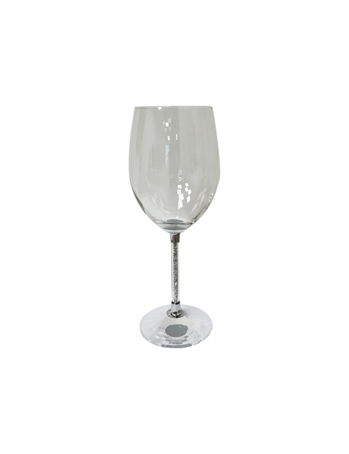 Set 6 Crystal Stemmed Wine Glasses