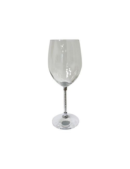 Set 6 Crystal Stemmed Wine Glasses